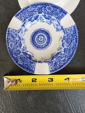 💙Antique Vintage 1941 University of Michigan UofM Wedgewood Ashtray Dish Blue picture