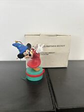 Vintage Grolier Fantasia Mickey 1980s Disney Christmas Ornament w/ Box 025904 picture