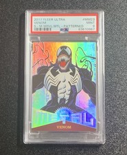 2017 Fleer Ultra Spider-Man π₯ Venom Precious Metal Gems Patterned PSA 9 π₯PMG picture