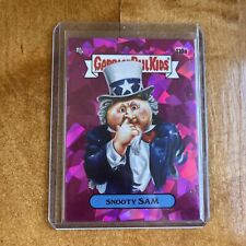 2021 Topps Garbage Pail Kids Sapphire￼ 2 SNOOTY SAM 110a FUCHSIA 48/75 picture
