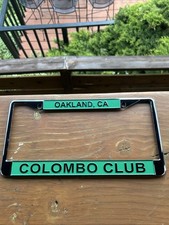 2004 Oakland California COLOMBO Club License Plate Frame NOS picture