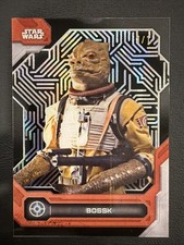 2024 Topps Star Wars High Tek Imperial Walls #16 BOSSK Black Diffractor “1/1” picture