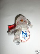 1~ New York Mets Mini Baseball Christmas Ornament picture