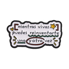 Fuiste Creado Con Un Propósito Spanish Enamel Pins Tu Luz Es Única No Te picture