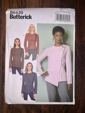 Butterick B6420 Size 14-22 Sewing Pattern Misses Jacket  Uncut Factory Folded picture