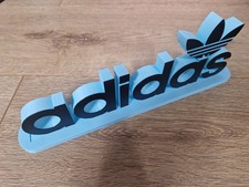 Adidas Original Ice Blue - 3D Shop Display Collection Sign Collectors Display picture