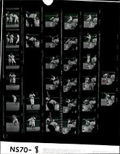 LD323 1970 Original Contact Sheet Photo SPARKY ANDERSON CLAY CARROLL REDS - CUBS picture