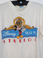 Vintage Walt Disney MGM Studios Retro T Shirt Character Fashions 1987 Large OffW picture
