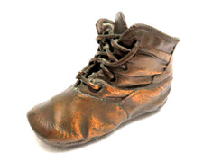 Vintage 1930's Bronzed Baby Shoe picture