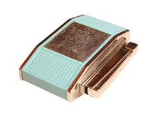 RAR vintage fully functional in blue color Desk Lighter Riga - USSR 1970 picture