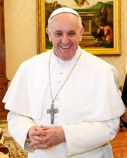 Pope Francis Smiling 4x6 PHOTO PRINT picture