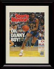 Framed 8x10 Danny Manning SI Autograph Promo Print - Kansas Jayhawks Champs picture