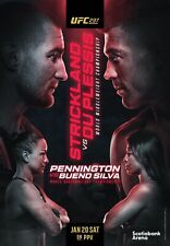 UFC 297 Fight Poster 11x17 Inches - Sean Strickland vs Dricus Du Plessis - NEW picture