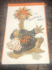 Vintage 1988 Suzy’s Zoo Halloween Greeting Card NOS w/ Envelope picture