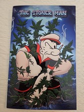 The Stoner Man Popeye Weed Raised Foil C2E2 Exclusive Variant Sense Comics picture