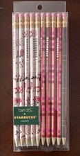 RARE Starbucks ban.do 2018 Limited Edition Wooden Pencil Set BRAND NEW picture