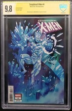 Exceptional X-Men #4 Variant Signed CBCS 9.8 Movie Actor SHAWN ASHMORE Iceman picture