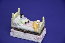 Midwest of Cannon Falls PHB Girls Poster Bed w/ Bear Charm Trinket Box picture