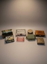 8pc Vintage Antique Decorative Trinket Box Bundle Curated Jewelry Display Set picture