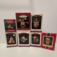 Hallmark Crayola Christmas Ornament Lot Of 7 picture