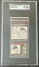 1960’s Mantle’s Holiday Inn Mickey Mantle Matchbook Cover SGC 7.5 NM+ picture