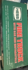 Hess Truck 2024 60th Anniversary Fire Truck Collectible With Car And Motorcycle picture