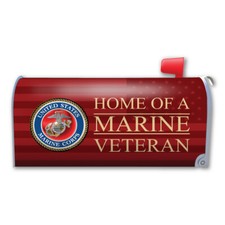 Home of a Marine Veteran Mailbox Cover Magnet picture