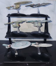 3 Tier Display Stand For Eaglemoss Hero Collector Star Trek Ships (Black) picture