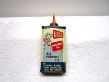  ANTIQUE UNICO HANDY OILER TIN picture