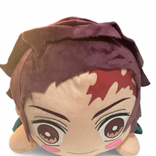 SEGA Demon Slayer Tanjiro Kamado Plush Doll Green/Black Checkered Haori Tag 16 picture