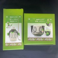 Pokemon Cafe Poltchageist Sinistcha Tea bowl Tea container set Cafe Chades NEW picture