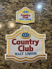 1975 Country Club beer front & back patch set  - Saint Joseph, Missouri - Unused picture