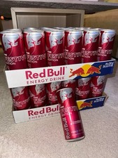 Red Bull Pomegranate Festive Sweden import Rare US Stock 1x CAN picture