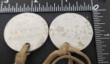 WWI Sgt 1CL Fred F Bailey 4th Air Park Dog Tags & Photos Lot US Air Service picture