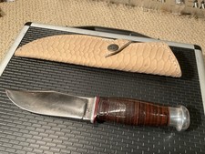 MINT Vintage Edward K Tryon Fixed Blade Hunting Knife picture