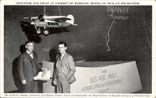 Chicago Braniff Airlines World's Fair Lytle Adams & Eddie Gerber 1933 Postcard picture