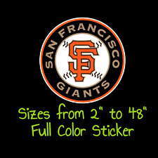 San Francisco Giants Full Color Vinyl Decal | Hydroflask decal Cornhole decal 1 picture