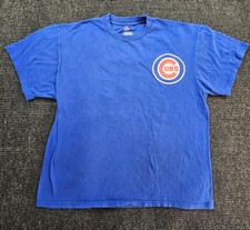 Chicago Cubs Baseball T Shirt Men XL Blue Majestic MLB Jeff Samardzija 29 Cotton picture