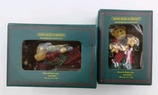 Boyds Bears and Friends Christmas Bearstone Bears Ornament Set of 2 Hope & Joyce picture