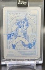 2026 Topps Mint Marvel #44 Rocket Raccoon CYAN PRINTING PLATE 1/1 picture
