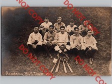 c1910 Park College School Academy Baseball Team PARKVILLE Missouri MO RPPC Photo picture