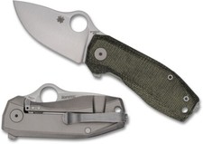 Spyderco SpyNano Flash Batch M398 Satin Blade Micarta/Titanium Handles C268MTIP picture