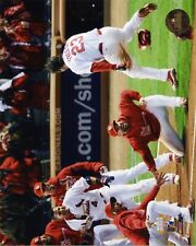 David Freese 2011 World Series Game 6 HR St. Louis Cardinals 8x10 Photo #1 picture