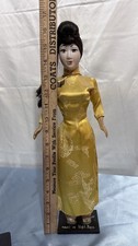 Vintage Collectible Made in Vietnam Doll Collectible Vietnamese   picture