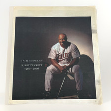 Kirby Puckett Star Tribune Memorial Tribute Newspaper Section 2006 Twins picture