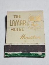 Vtg. The Lamar Hotel Houston Texas matchbook empty  picture