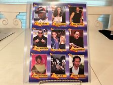 25 Sheets 2003  Celebrity Review MINT Uncut Sheet - Cards 10-18 - 50 Cent - RC picture