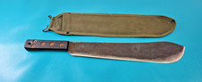 WWII British Machete Bolo Knife JJB 1945 + Canvas Sheath TR2011 picture