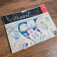 Vintage 1940s Vogart 171 Pinup Girl Showgirl Iron On Transfer Patterns All Color picture