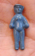 Vintage 1930s Cracker Jack Metal Frozen Charlotte Doll Figure picture